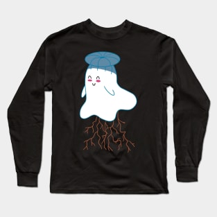 Little Ghost Grounded Long Sleeve T-Shirt